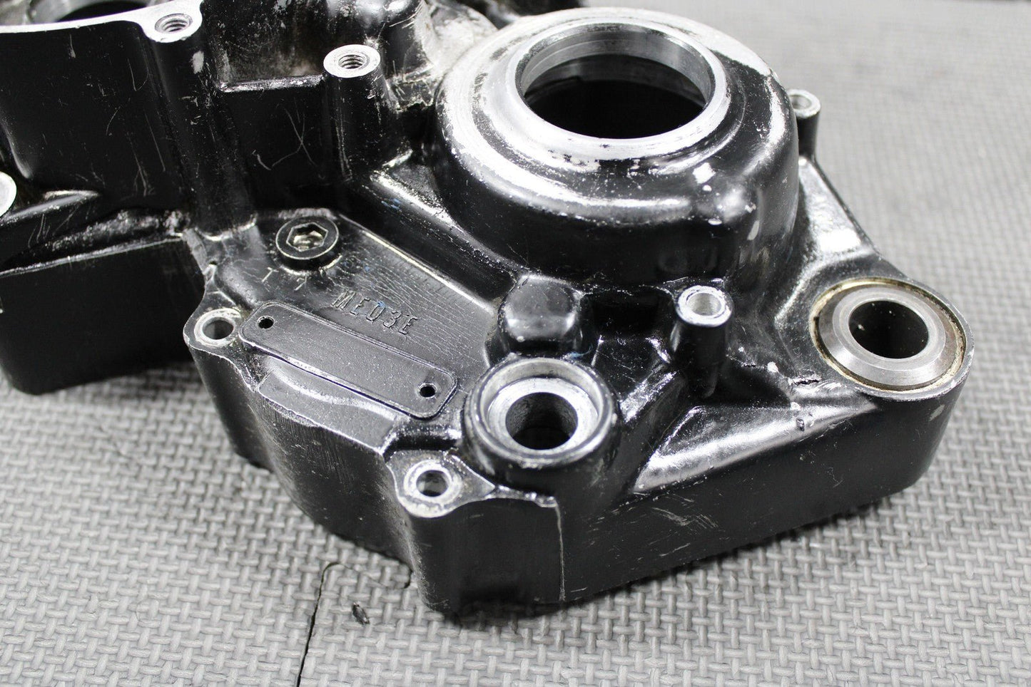 1988 HONDA CR250R OEM LEFT ENGINE MOTOR CRANKCASE CRANK CASE 112A0 - KS7 - 831 NICE! - hggarage