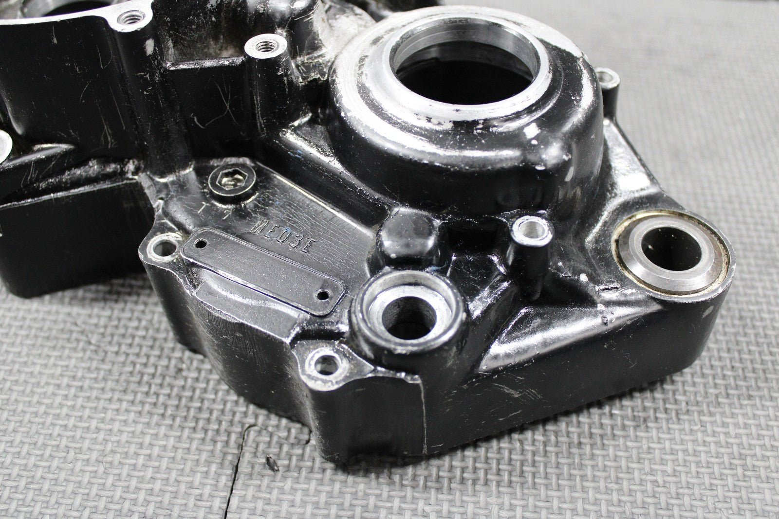 1988 HONDA CR250R OEM LEFT ENGINE MOTOR CRANKCASE CRANK CASE 112A0 - KS7 - 831 NICE! - hggarage
