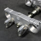 2002 HONDA CRF450R OEM FRONT FORKS LOWER UPPER TRIPLE TREE STEM NICE! - hggarage