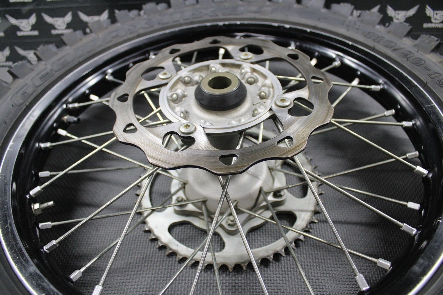 2019 2020 SUZUKI RMZ250 OEM DID REAR BACK WHEEL RIM HUB TIRE 19 x 1.85 GOOD! - hggarage