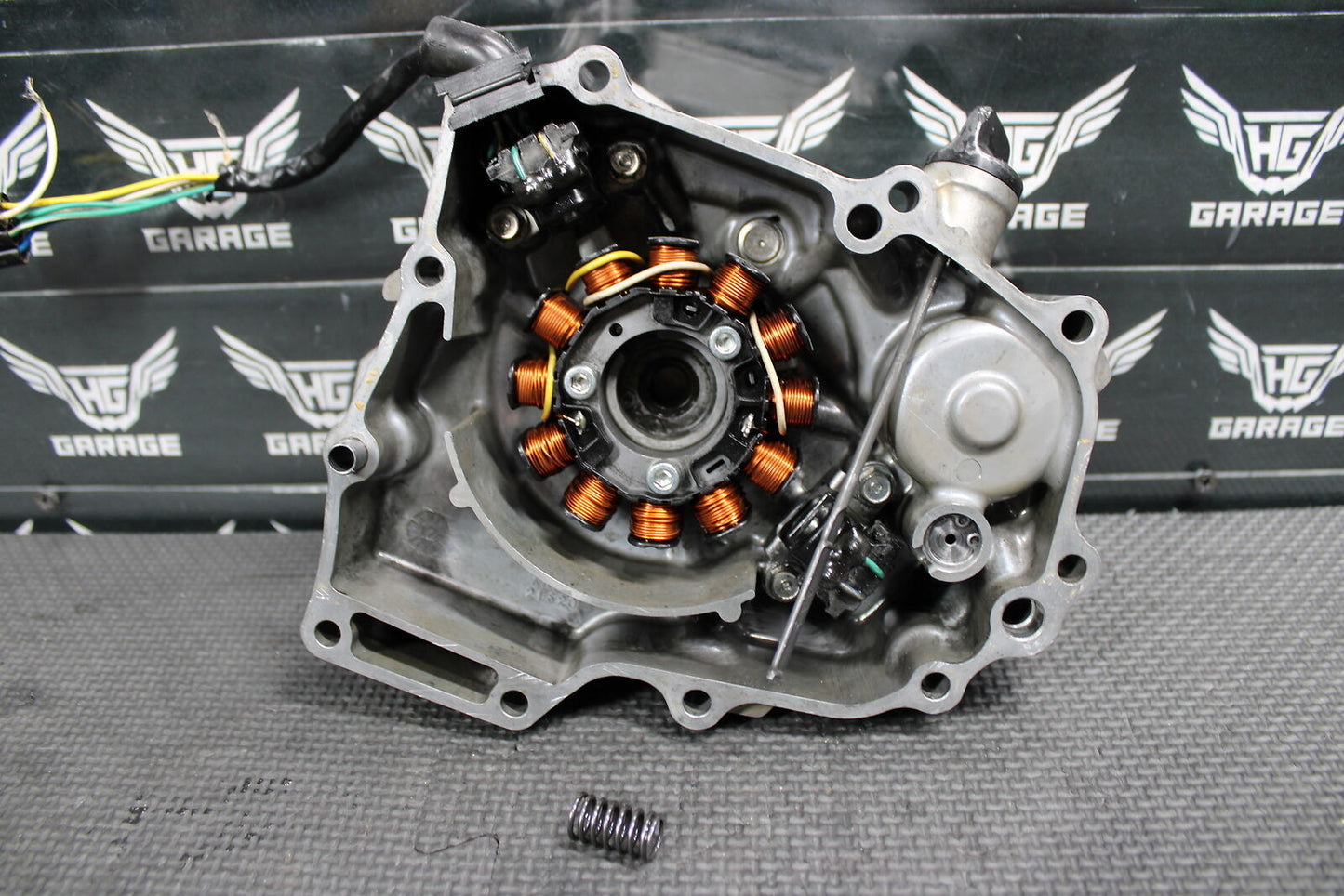 2013 HONDA CRF250R OEM STATOR MAGNETO ROTOR GENERATOR LEFT CASE COVER WIRING