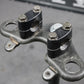 2000 SUZUKI 96-00 DS80 OEM FRONT FORKS LOWER UPPER TRIPLE TREE STEM CLAMP