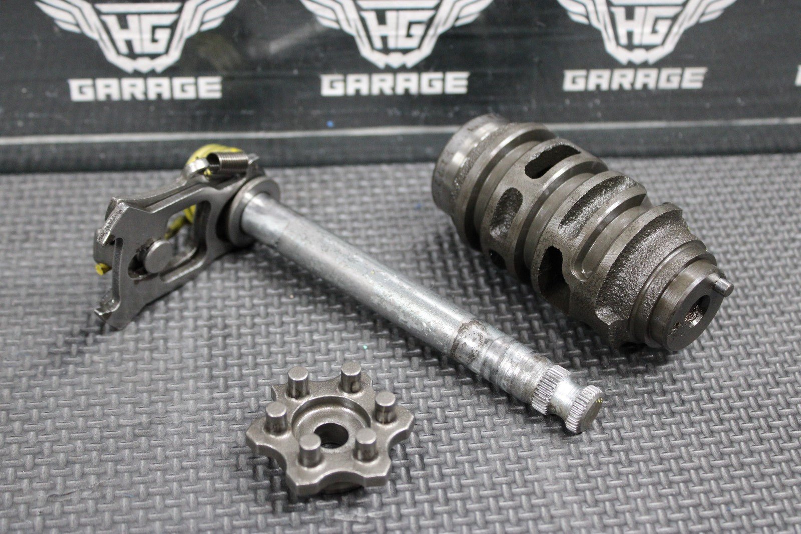 1996 KAWASAKI KX125 94 - 98 OEM TRANSMISSION GEARS GEARBOX SHIFT FORKS DRUM SHAFTS - hggarage