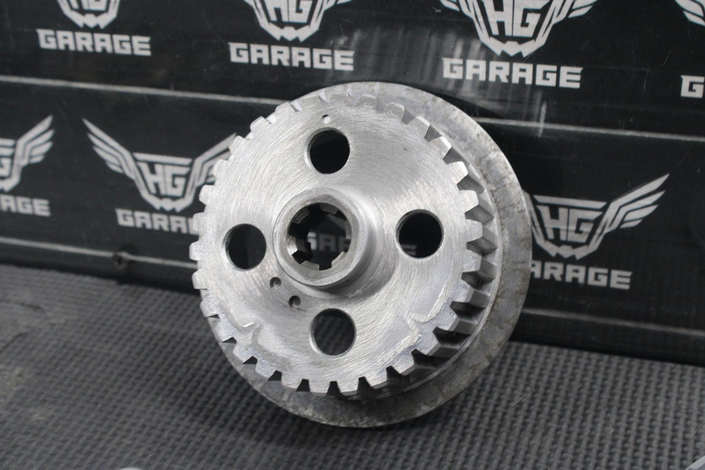 2004 SUZUKI LTZ250 OEM COMPLETE CLUTCH BASKET INNER OUTER HUB SPRINGS - hggarage