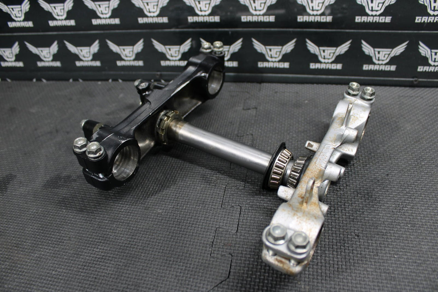 2001 Honda XR200R 90 - 02 OEM Front Fork Lower Upper Triple Tree Stem Bridge Clamp - hggarage