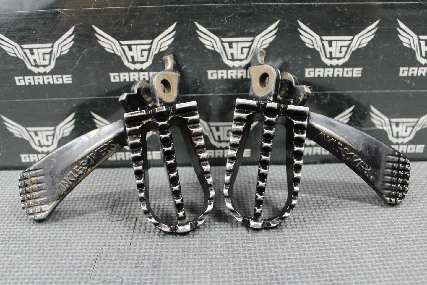 2007 KAWASAKI 05 - 08 KX250F KX250 KX450F ANKLE SAVERS CLASSIC FOOT PEGS FOOTPEGS - hggarage