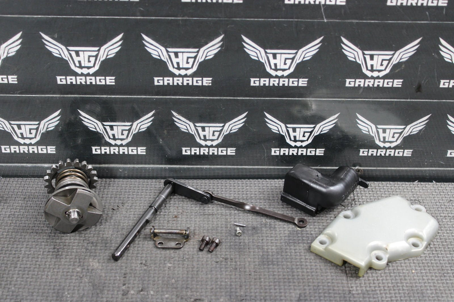 2000 Kawasaki KX125 OEM Engine Powervalve Exhuast Valve Linkage Governor - hggarage