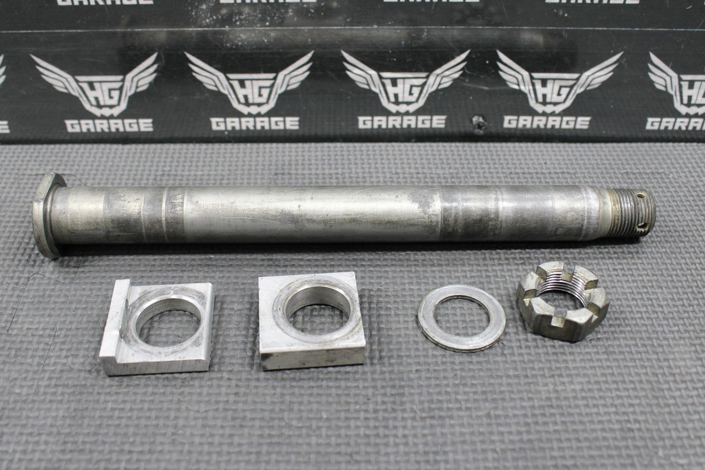 2014 KAWASAKI 04 - 14 KX250F OEM REAR AXLE BACK WHEEL RIM PIVOT BOLT 41068 - 1466 - hggarage