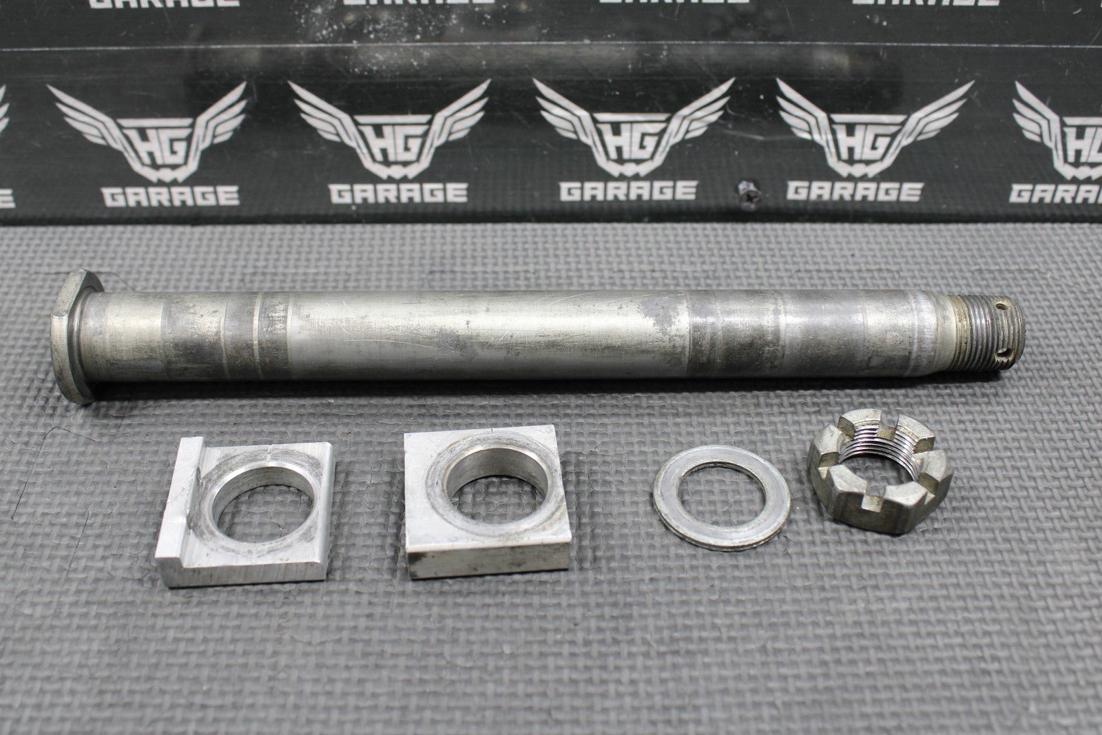 2014 KAWASAKI 04 - 14 KX250F OEM REAR AXLE BACK WHEEL RIM PIVOT BOLT 41068 - 1466 - hggarage