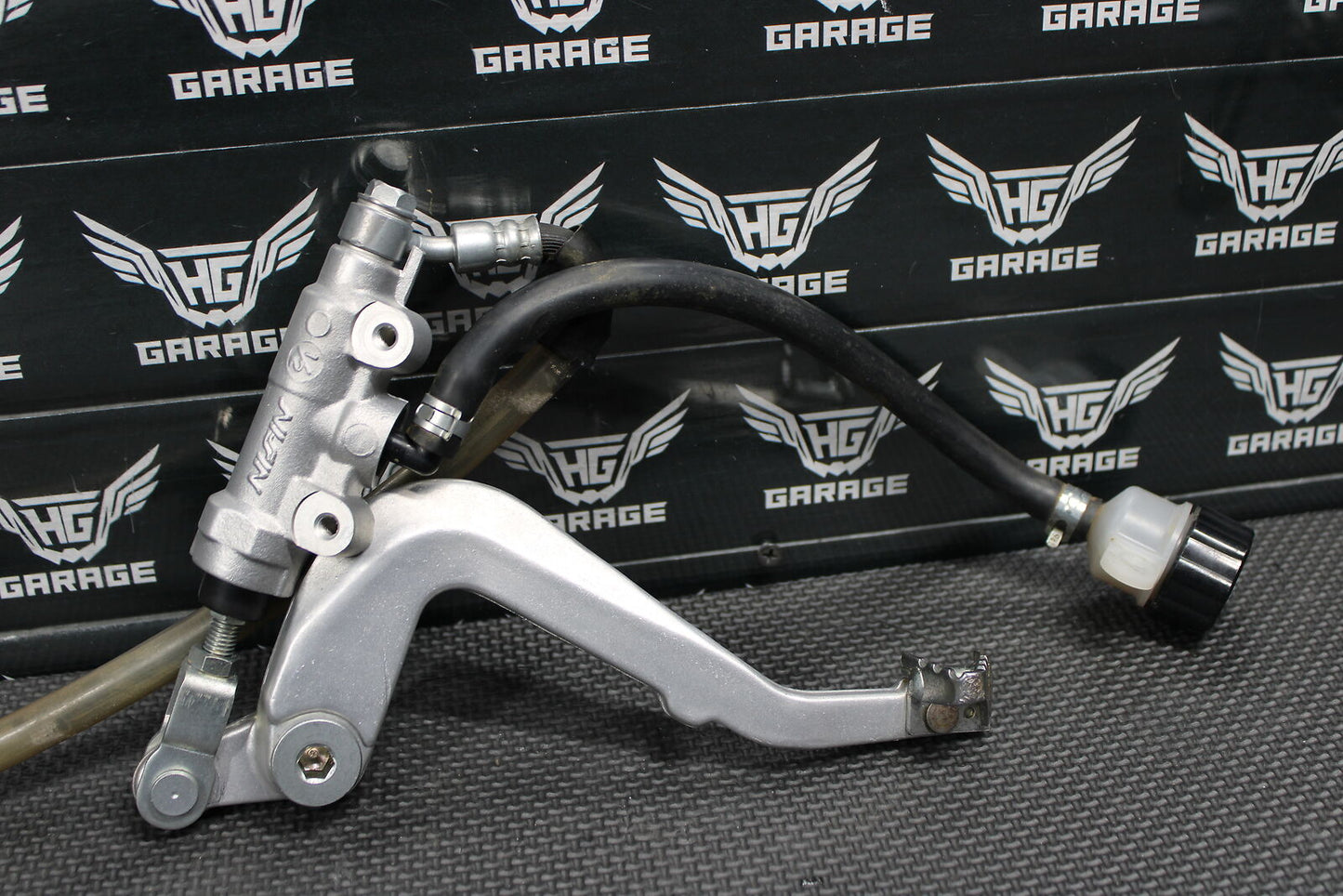 2014 14-21 KAWASAKI KX100 OEM REAR BACK BRAKE CALIPER MASTER CYLINDER LEVER LINE