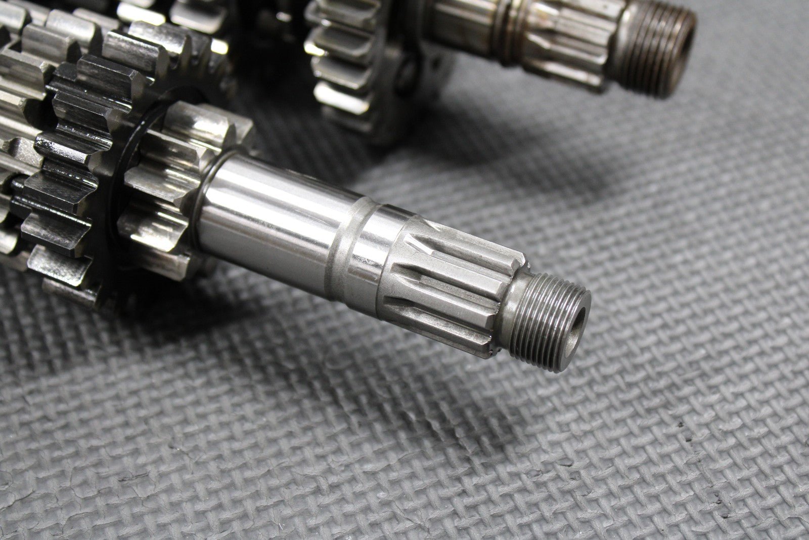 2009 KAWASAKI KLX250SF OEM TRANSMISSION TRANS GEARBOX GEARS SHIFT FORKS NICE! - hggarage