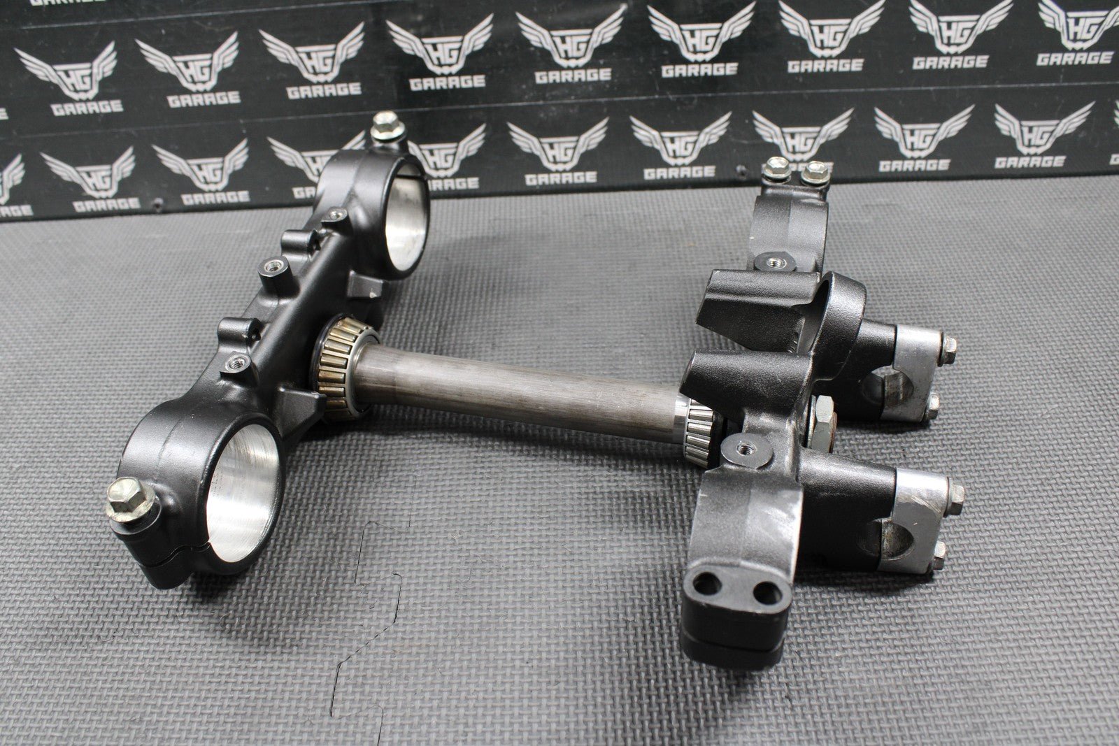 2009 KAWASAKI 09 - 20 KLX250 KLX250SF OEM FRONT FORKS TRIPLE TREE BAR CLAMP STEM - hggarage