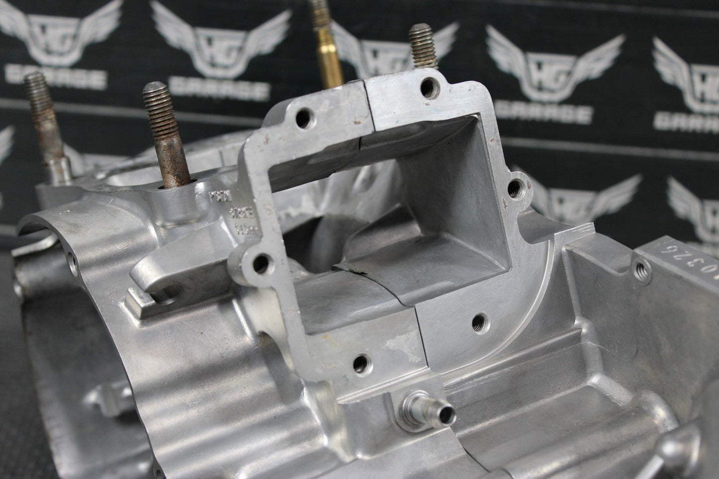 1996 KAWASAKI KX125 OEM LEFT RIGHT ENGINE MOTOR CRANKCASE CRANK CASES BLOCK - hggarage