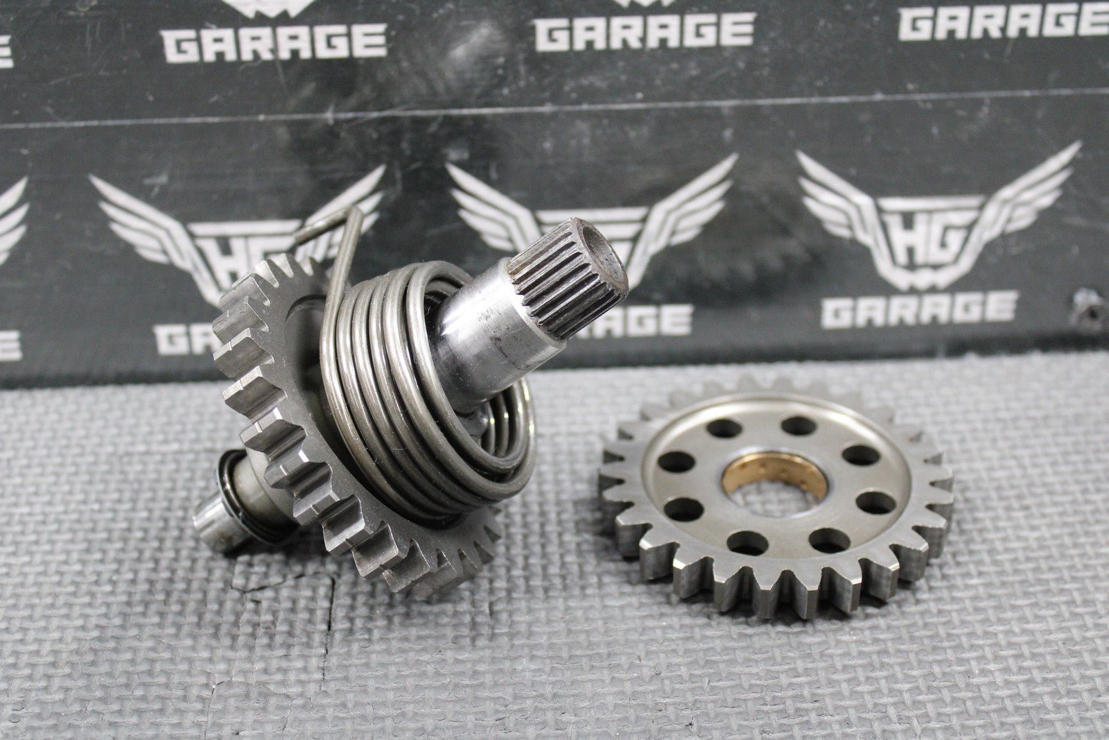 2002 02 - 07 KAWASAKI KX250 OEM KICKSTART KICK START SHAFT W IDLER GEAR 13066 - 1107 - hggarage