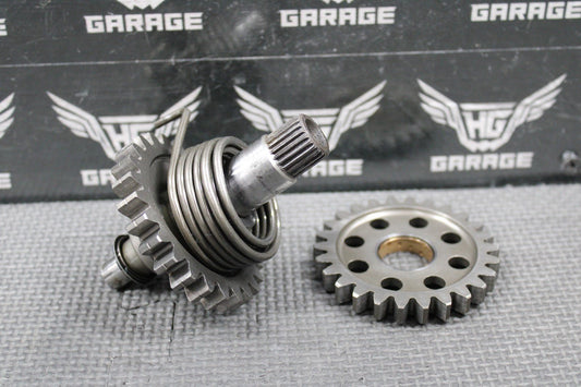 2002 02 - 07 KAWASAKI KX250 OEM KICKSTART KICK START SHAFT W IDLER GEAR 13066 - 1107 - hggarage