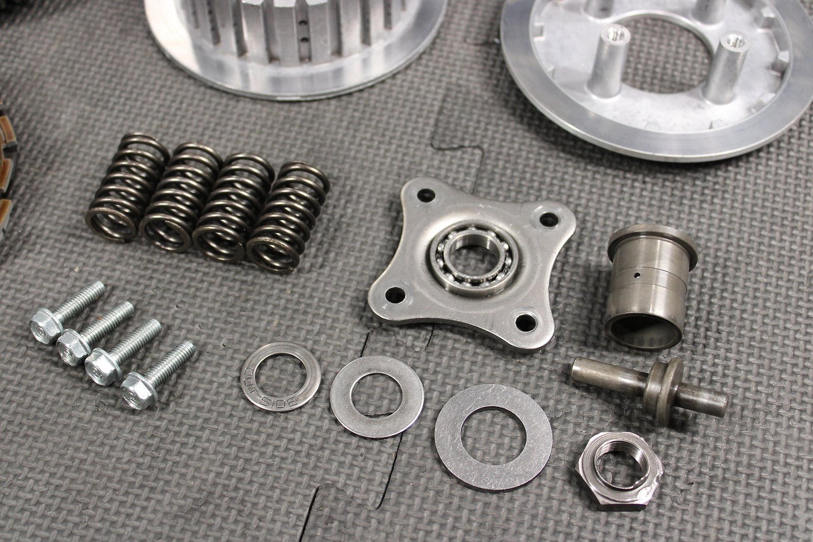 2001 Honda XR250R OEM Complete Clutch W Plates Basket Hub 22100 - Kcz - 000 Nice! - hggarage