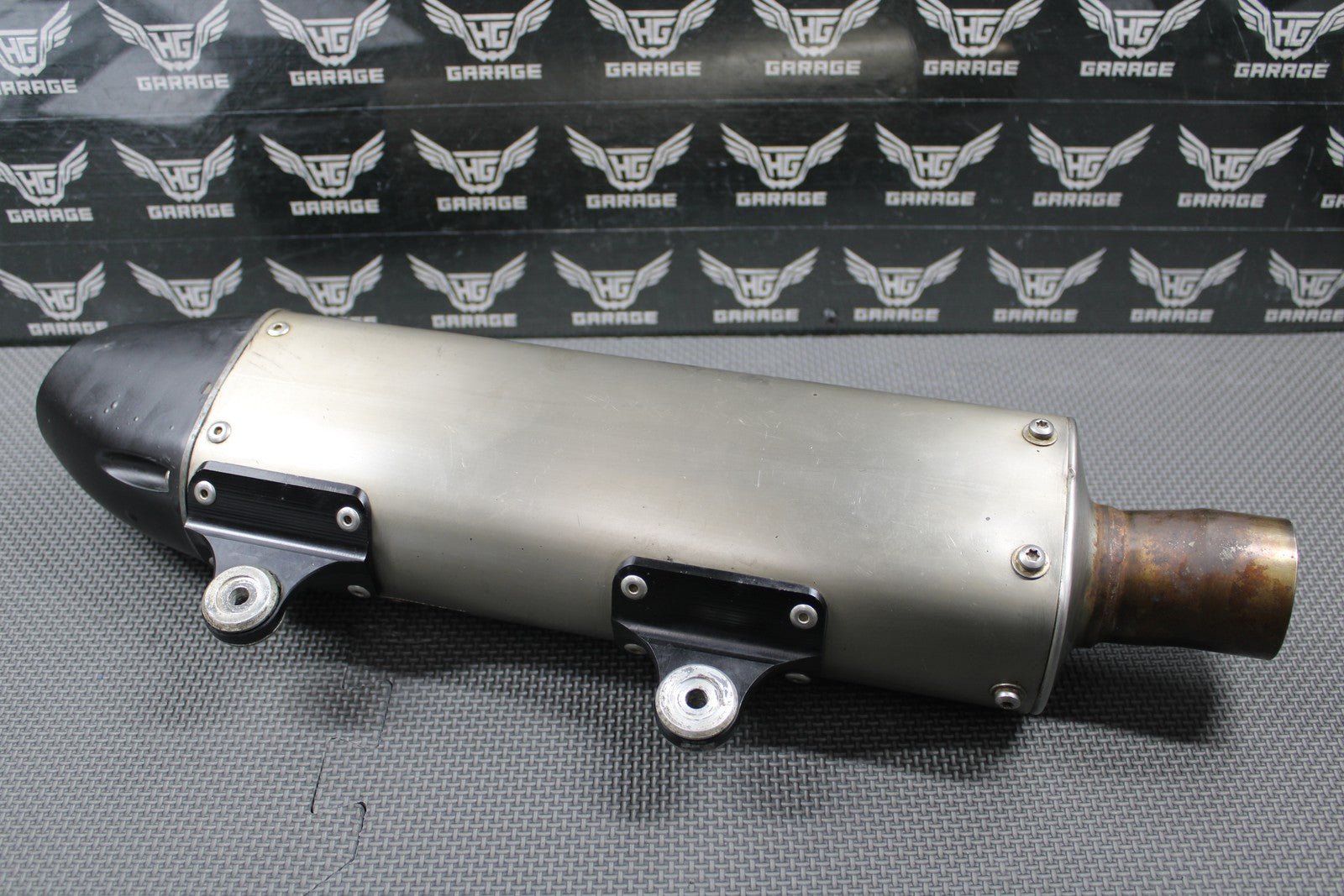 2010 KTM 08 - 10 250 XCF SXF DRD TITANIUM MUFFLER EXHAUST SILENCER SPARK ARRESTOR - hggarage