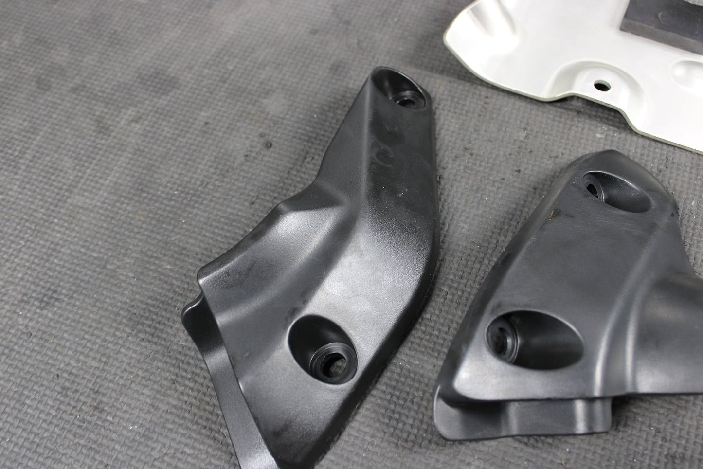 2013 SUZUKI DRZ400SM OEM LOWER SKIDPLATE ENGINE GURADS MASTER CYLINDER GUARD - hggarage