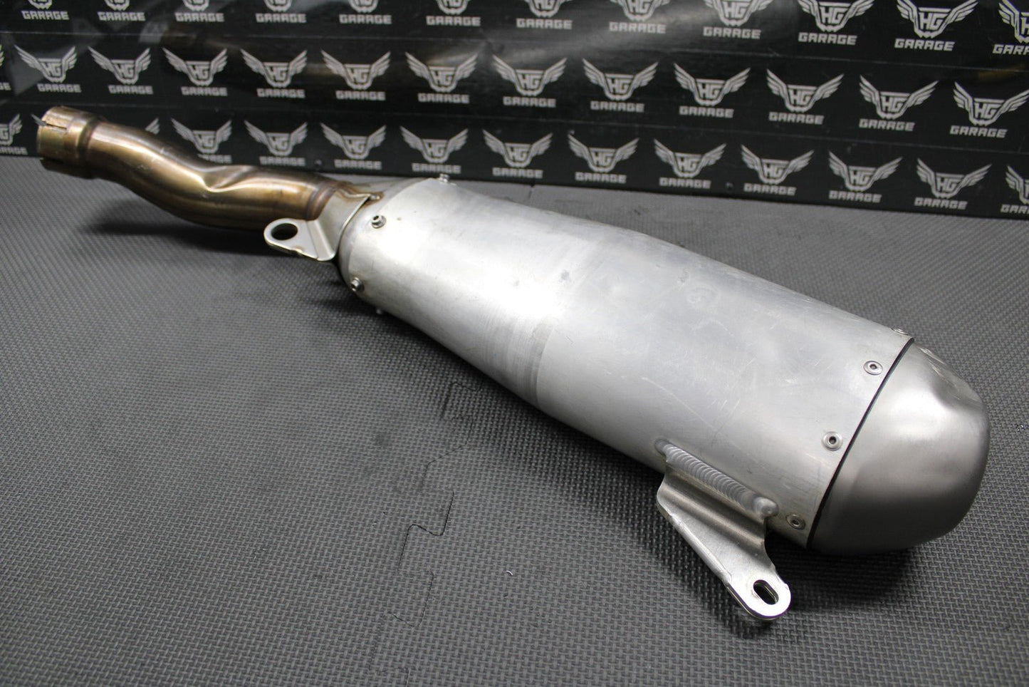 2020 2021 YAMAHA YZ250FX OEM MUFFLER EXHAUST SILENCER SLIP ON PIPE B7B - 14750 - 10 - hggarage