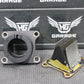 2014 KAWASAKI KX100 KX85 OEM INTAKE REED BLOCK CARBURATOR ASSEMBLY - hggarage