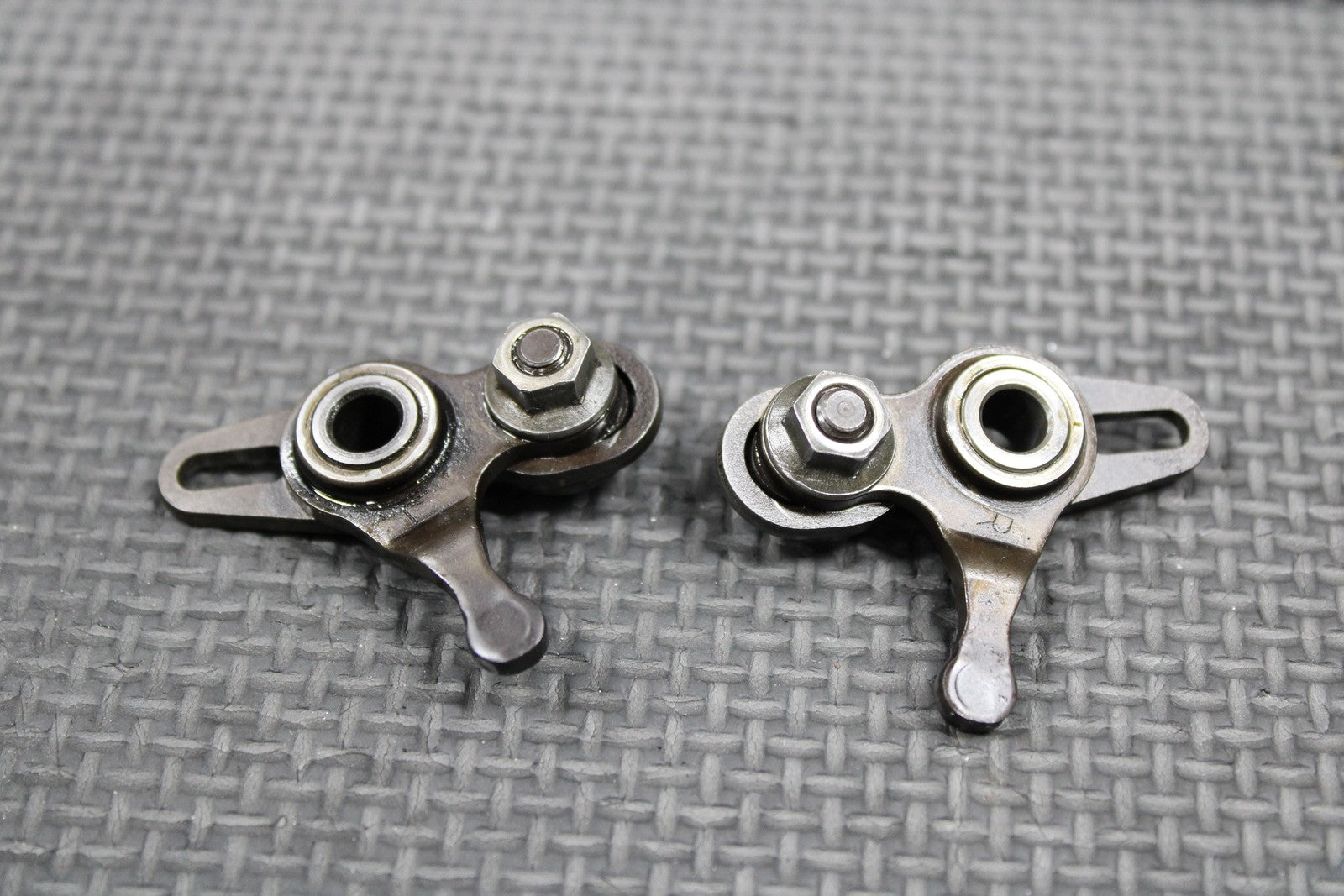 1988 HONDA CR250R OEM EXHAUST POWER VALVE POWERVALVE ARM SHAFT TOP END SET NICE! - hggarage