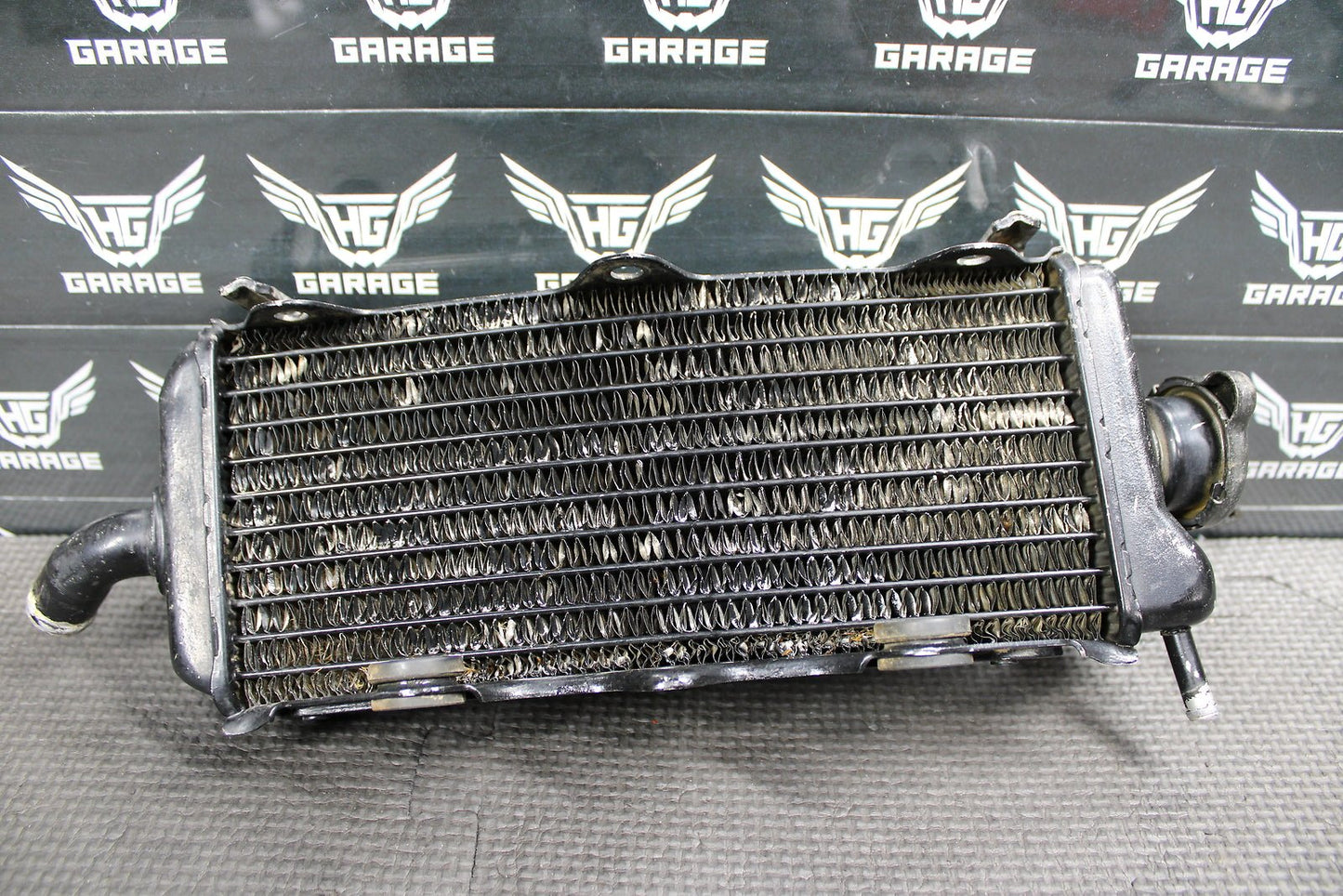 1995 93 - 95 SUZUKI RM250 OEM RIGHT FILL SIDE RADIATOR COOLER RADIATOR 17710 - 28E01 - hggarage