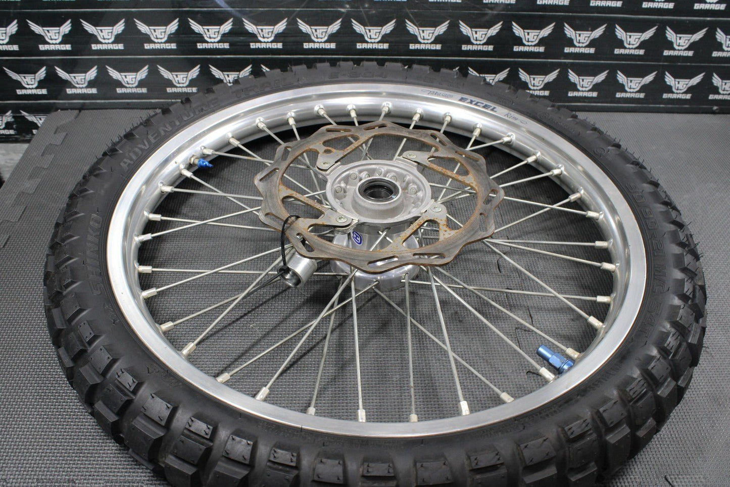 2013 HUSQVARNA TE511 OEM EXCEL FRONT BACK REAR WHEEL SET PAIR WHEELS RIMS HUBS - hggarage