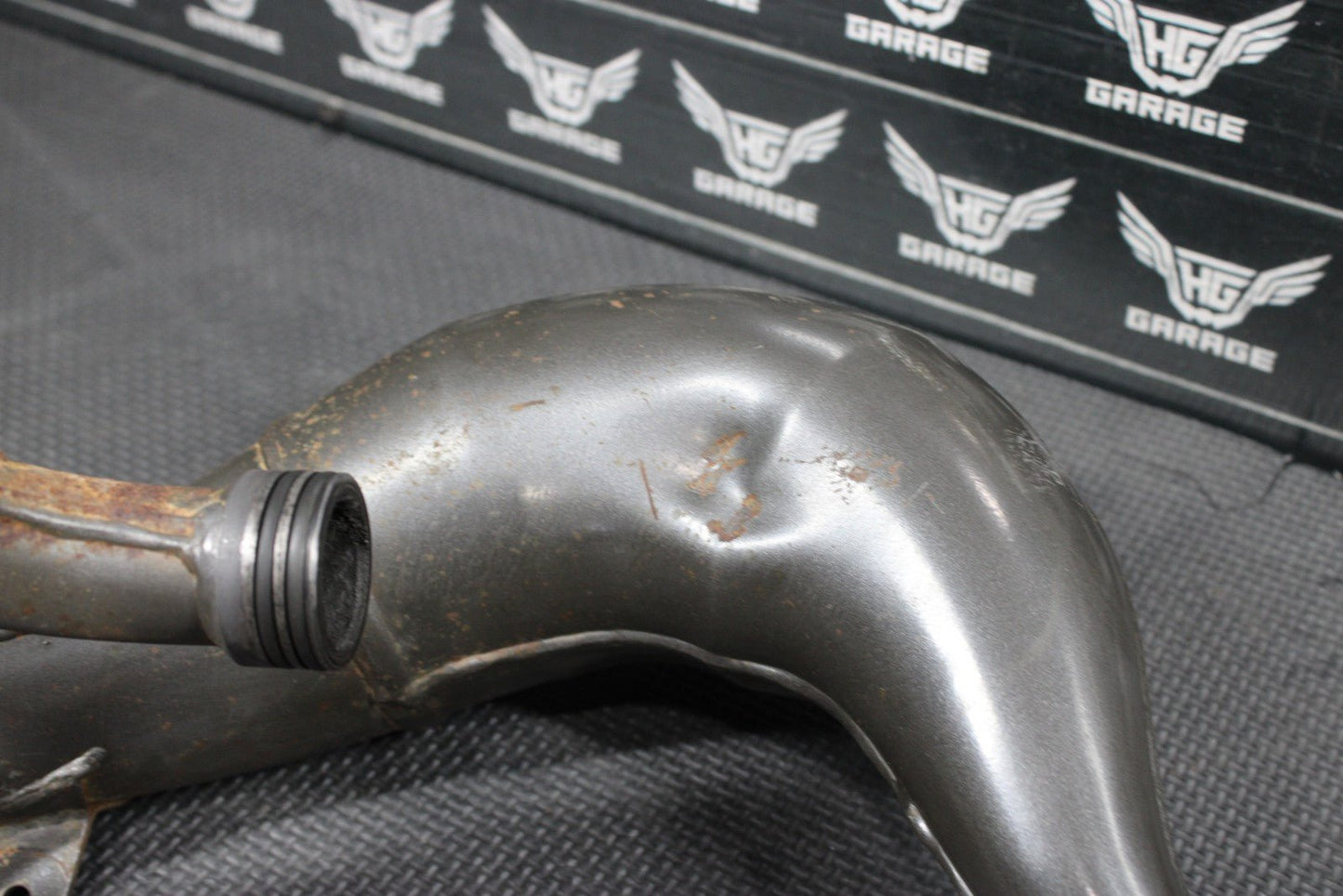 2004 KAWASAKI KX65 02 - 22 OEM EXHAUST PIPE CHAMBER HEADER 18120 - 1116 - hggarage