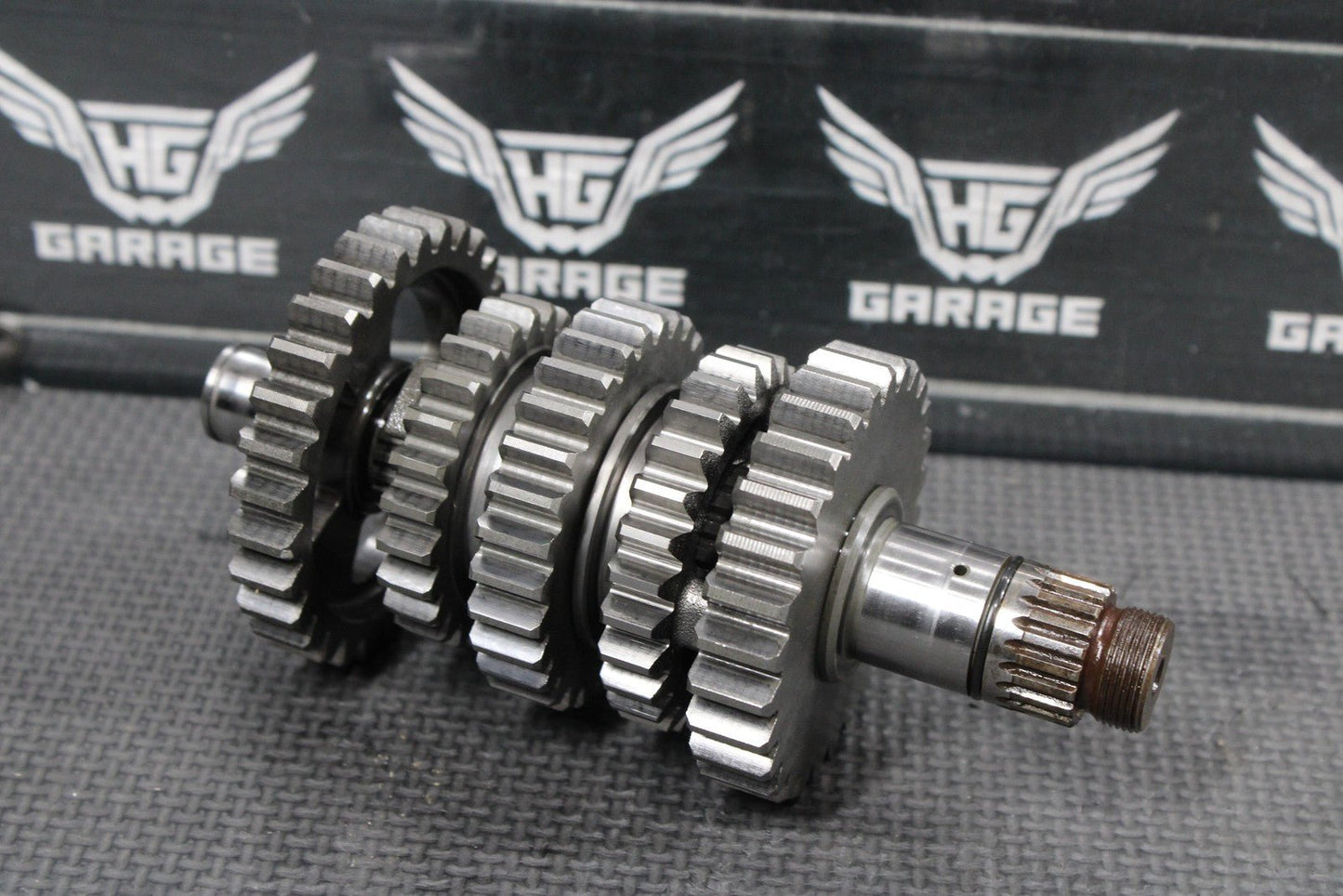 2006 YAMAHA YZ250F OEM ENGINE TRANSMISSION TRANNY GEAR BOX SHIFT SHAFT GEARS - hggarage