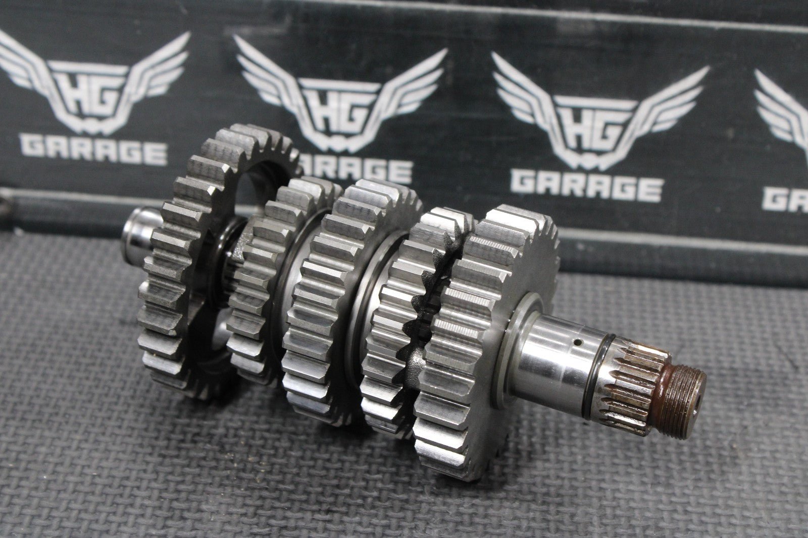 2006 YAMAHA YZ250F OEM ENGINE TRANSMISSION TRANNY GEAR BOX SHIFT SHAFT GEARS - hggarage