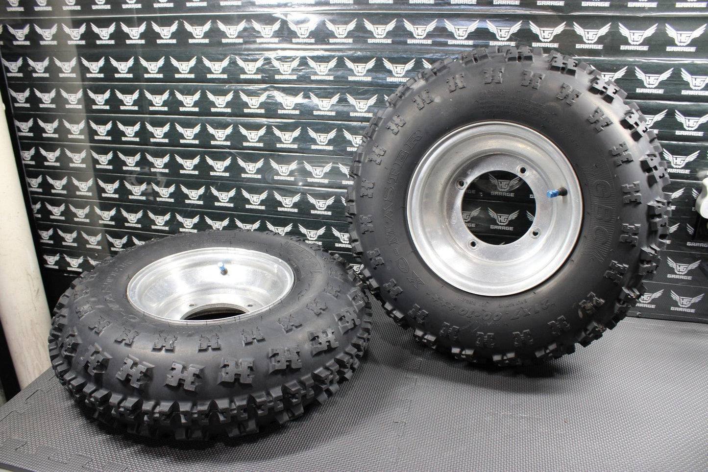 1991 YAMAHA 91 - 93 BANSHEE 350 ITP FRONT REAR WHEELS RIMS W TIRES SET COMPLETE - hggarage