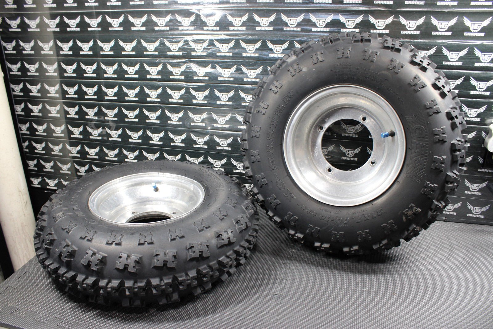 1991 YAMAHA 91 - 93 BANSHEE 350 ITP FRONT REAR WHEELS RIMS W TIRES SET COMPLETE - hggarage