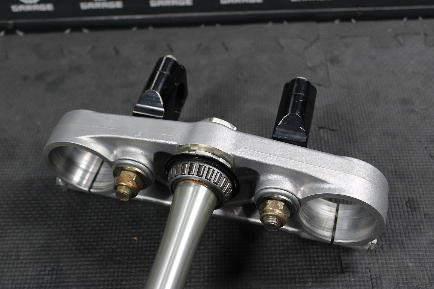 2013 HONDA CRF450R OEM FRONT FORKS LOWER UPPER TRIPLE TREE STEM CLAMP 53219 - MEN - hggarage