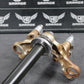 1997 94 - 97 YAMAHA RT100 OEM FRONT FORKS LOWER UPPER TRIPLE TREE STEM CLAMP - hggarage