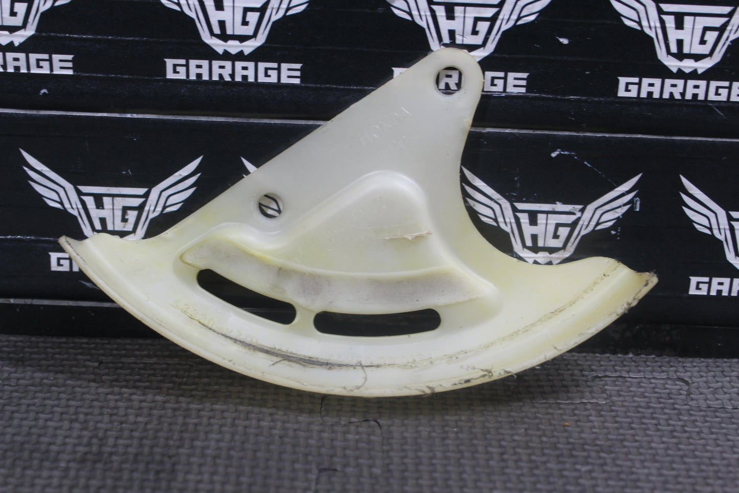 2003 HONDA CR250R OEM REAR BACK ROTOR GUARD COVER CALIPER GUARD - hggarage