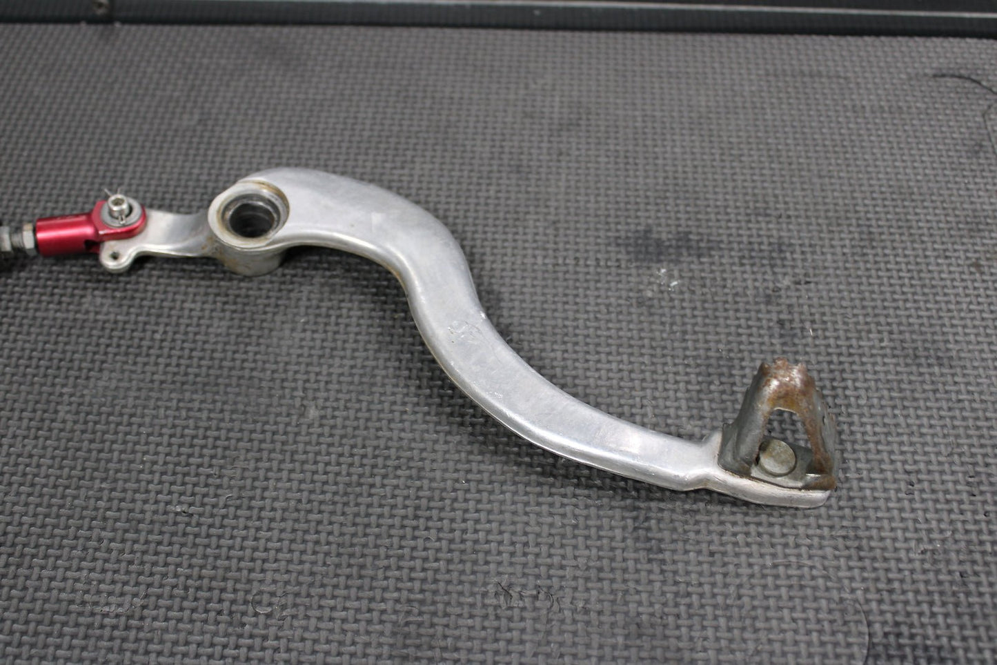 2009 HONDA CRF450R OEM NISSIN REAR BACK BRAKE CALIPER MASTER CYLINDER ASSEMBLY - hggarage
