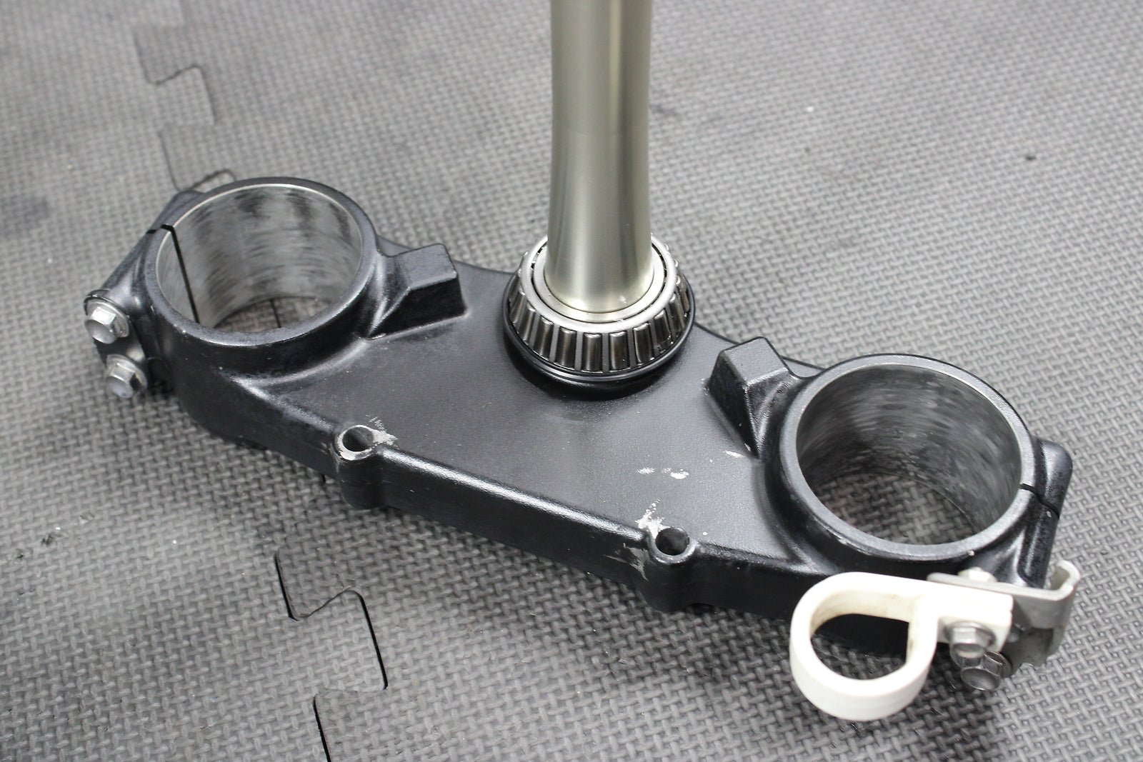 2009 Kawasaki KX250F OEM Front Forks Lower Upper Triple Tree Stem Clamp - hggarage
