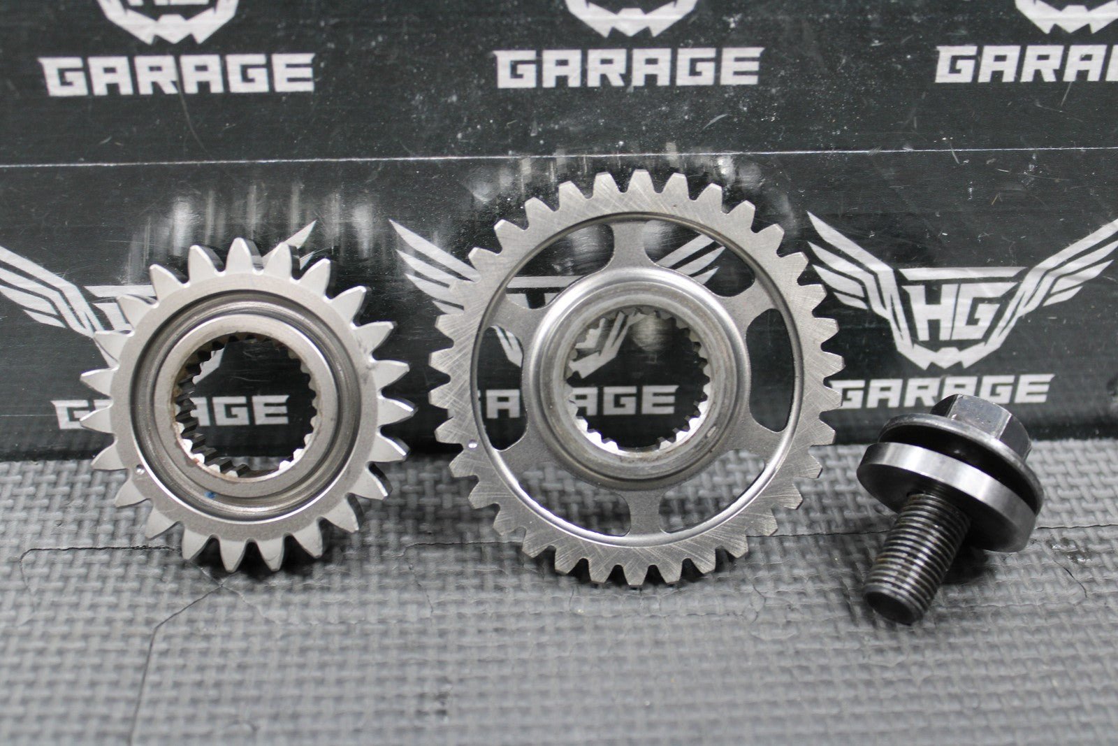 2012 09 - 12 HONDA CRF450R OEM ENGINE MOTOR CRANKSHAFT PRIMARY MAIN DRIVE GEARS - hggarage