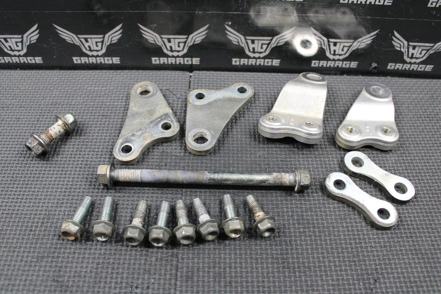 2020 YAMAHA 20 - 22 WR250F YZ250FX OEM ENGINE MOTOR MOUNT STAY BRACKETS BOLTS - hggarage
