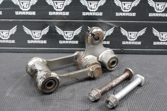 2008 KAWASAKI KLX140 KLX140L OEM REAR SHOCK LINKAGE LINKS RELAY 39007 - 0121 - 458 - hggarage