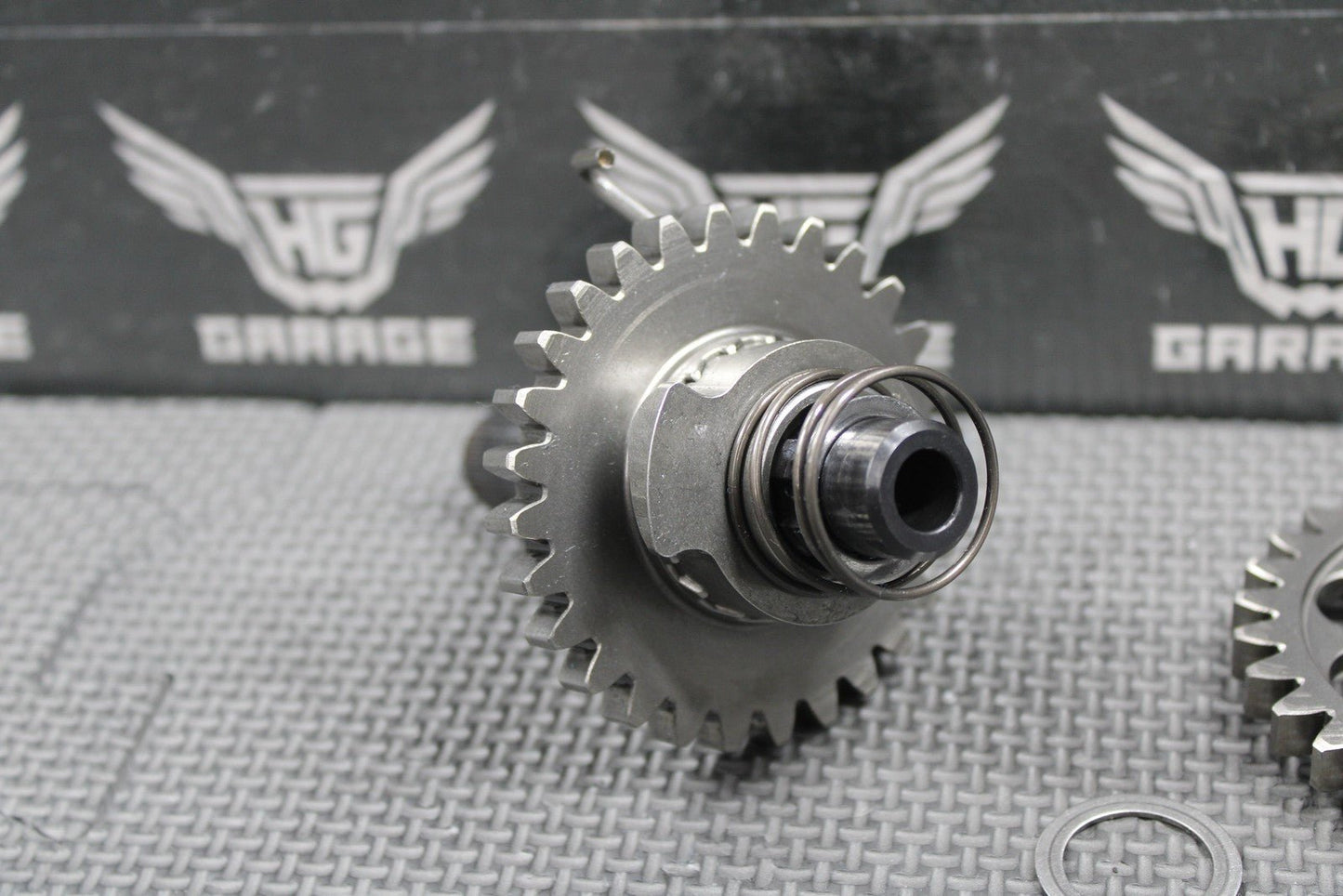2010 05 - 13 KTM 250 XCF - W SXF OEM KICKSTART KICK START SHAFT W IDLER GEAR NICE! - hggarage