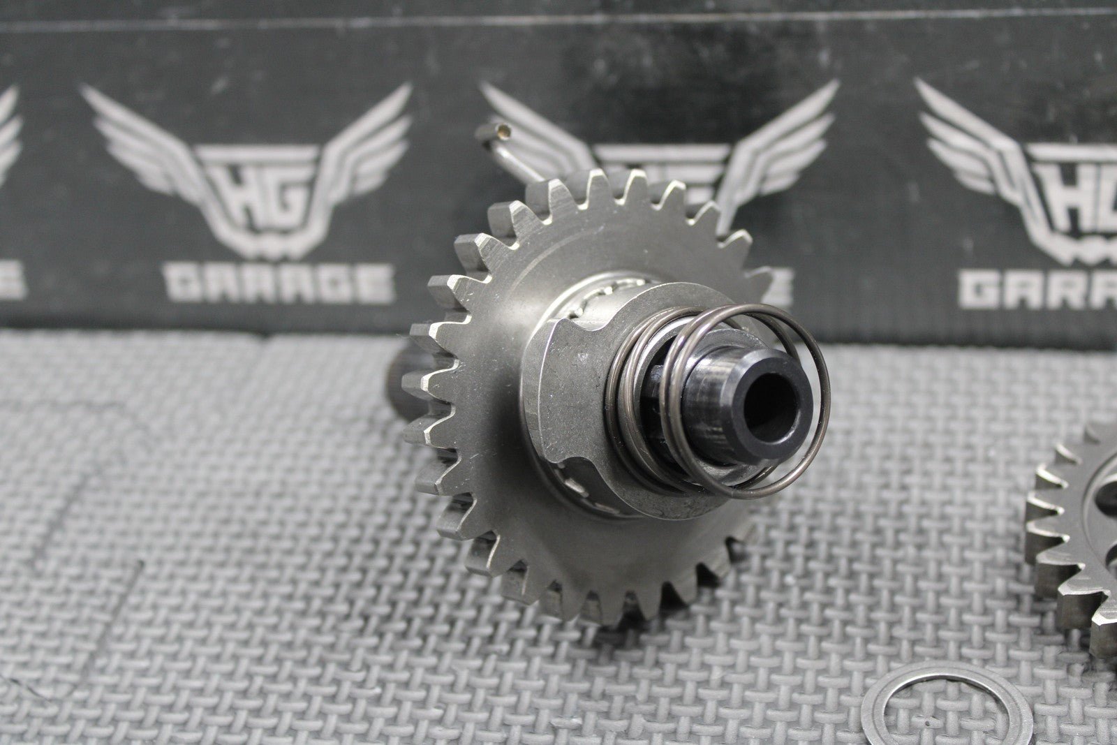 2010 05 - 13 KTM 250 XCF - W SXF OEM KICKSTART KICK START SHAFT W IDLER GEAR NICE! - hggarage