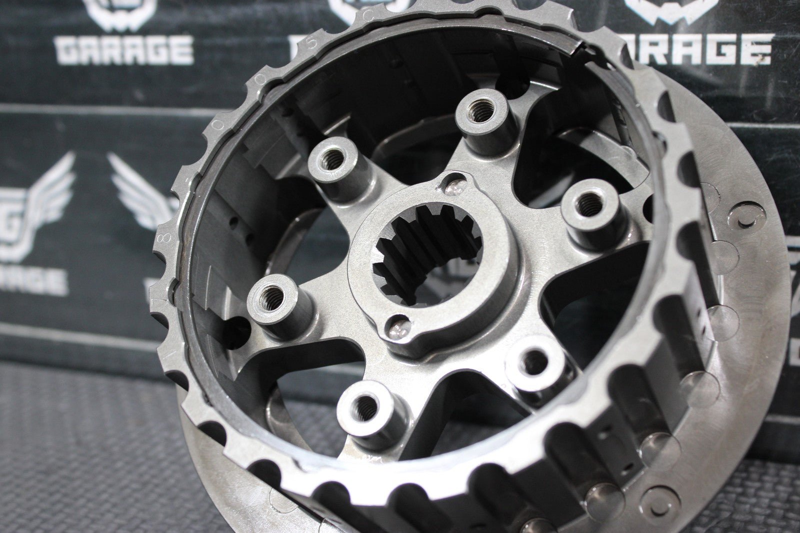 02 - 08 HONDA CRF450R REKLUSE CORE MANUAL COMPLETE CLUTCH W PLATES INNER OUTER HUB - hggarage