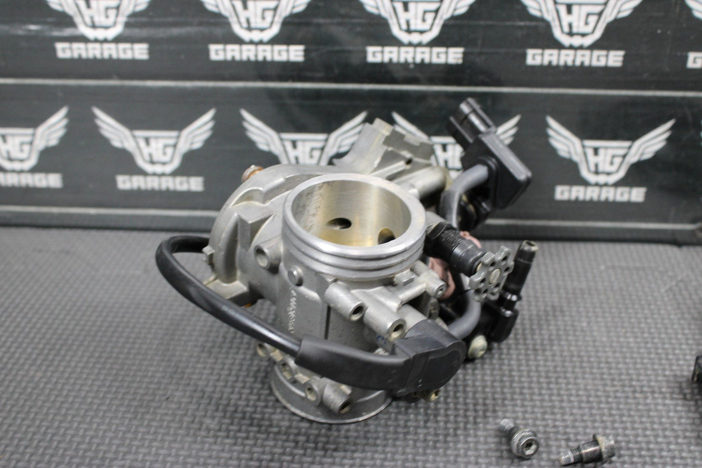 2014 KAWASAKI KX250F OEM KEIHIN THROTTLE BODY INTAKE FUEL INJECTOR 16163 - 0797 - hggarage