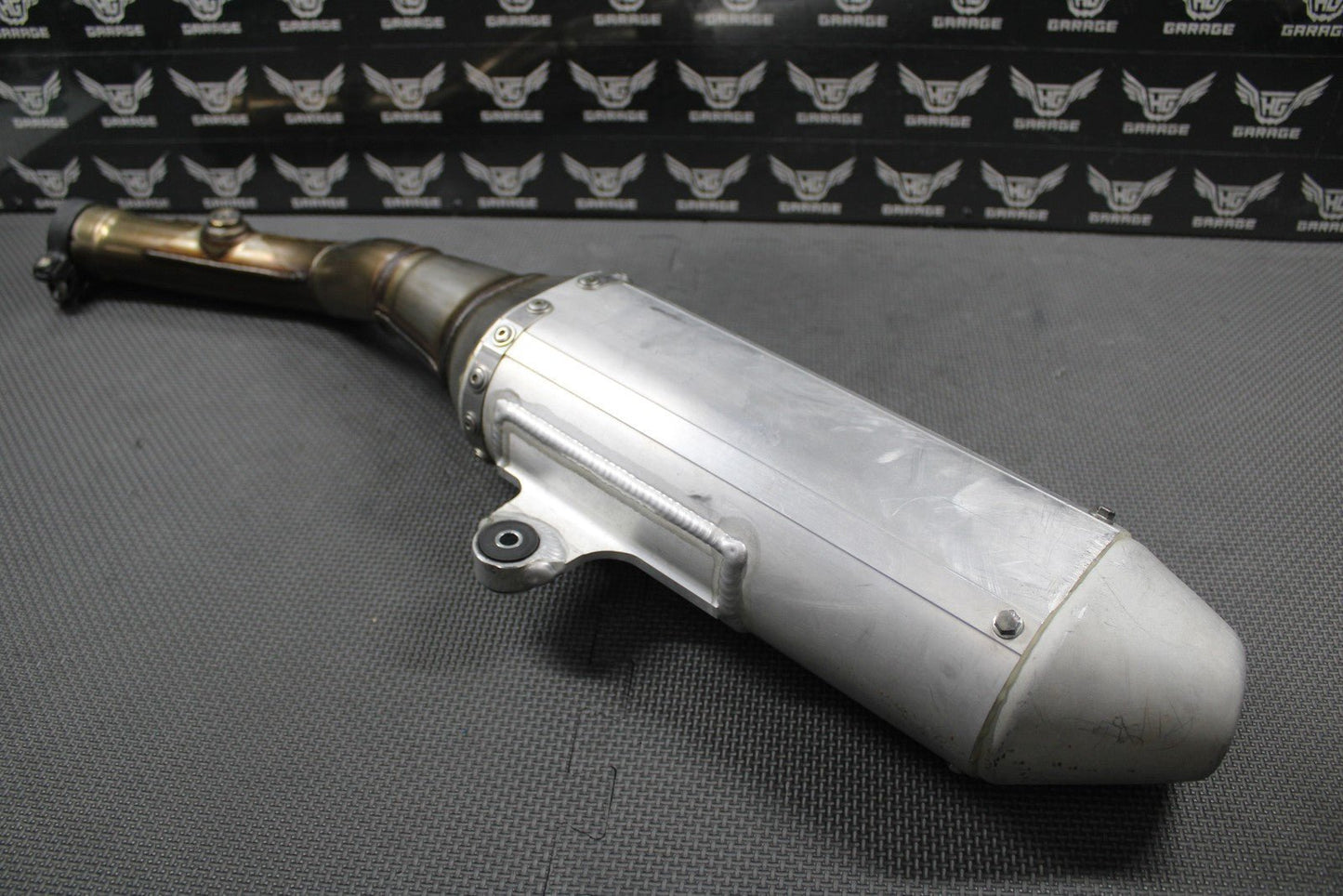 2019 SUZUKI 19 - 25 RMZ250 OEM MUFFLER EXHAUST SILENCER SLIP ON PIPE 14310 - 46K10 - hggarage