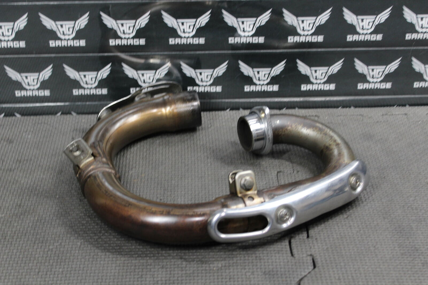 2018 YAMAHA YZ250F OEM EXHAUST PIPE CHAMBER HEADER MUFFLER 1SM-14621-E0-00