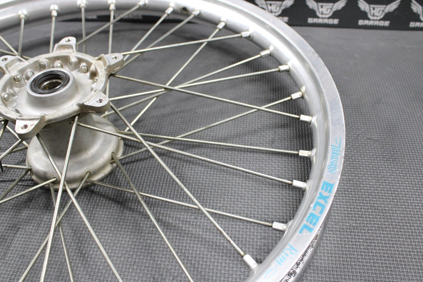 2009 YAMAHA 02 - 11 YZ125 YZ250 YZ250F YZ450F OEM EXCEL FRONT WHEEL RIM HUB 21" - hggarage