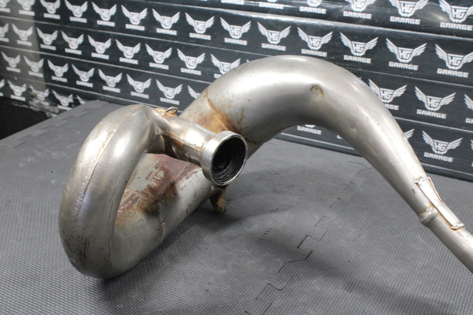 2002 01 - 04 YAMAHA YZ250 PRO CIRCUIT PLATINUM EXHAUST PIPE CHAMBER HEADER - hggarage