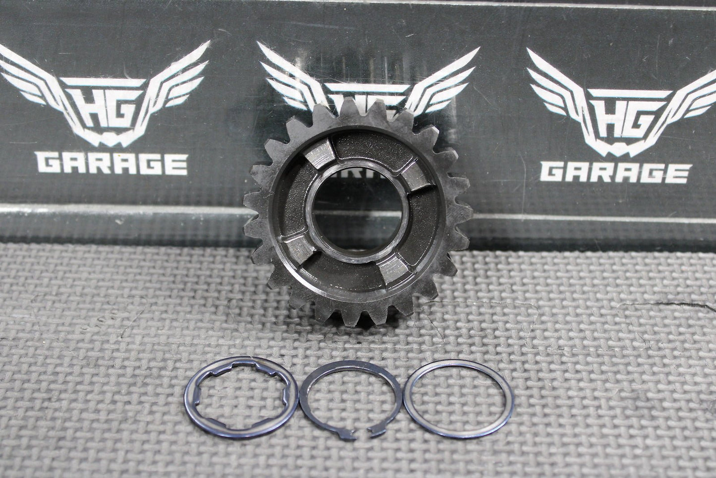 1999 HONDA CR500R OEM TRANSMISSION COUNTER SHAFT 3RD GEAR 23T 23451 - ML3 - 000 - hggarage