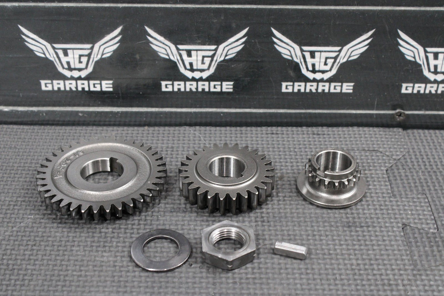 2000 SUZUKI DRZ400 OEM ENGINE CRANKSHAFT PRIMARY MAIN DRIVE TIMING GEARS SET - hggarage